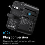 ROCK T62 Caricabatterie PD 35.5W con Adattatore Viaggio