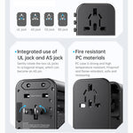 ROCK T62 Caricabatterie PD 35.5W con Adattatore Viaggio