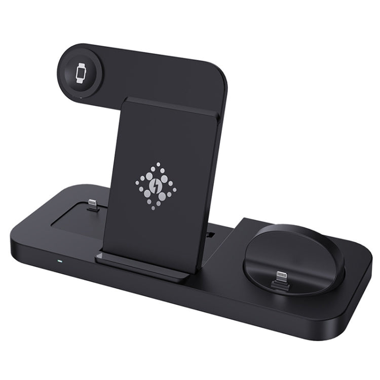 Caricabatterie wireless verticale pieghevole multifunzionale 6 in 1