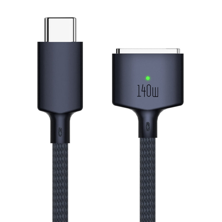 Cavo di ricarica rapida magnetica da 140 W USB-C / Type-C a MagSafe 3, lunghezza: 2 m