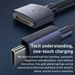 Cavo di ricarica rapida magnetica da 140 W USB-C / Type-C a MagSafe 3, lunghezza: 2 m