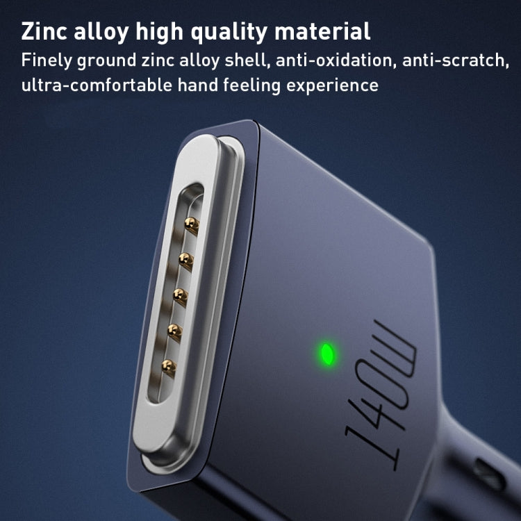 Cavo di ricarica rapida magnetica da 140 W USB-C / Type-C a MagSafe 3, lunghezza: 2 m