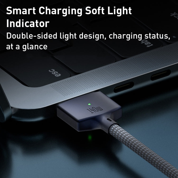 Cavo di ricarica rapida magnetica da 140 W USB-C / Type-C a MagSafe 3, lunghezza: 2 m