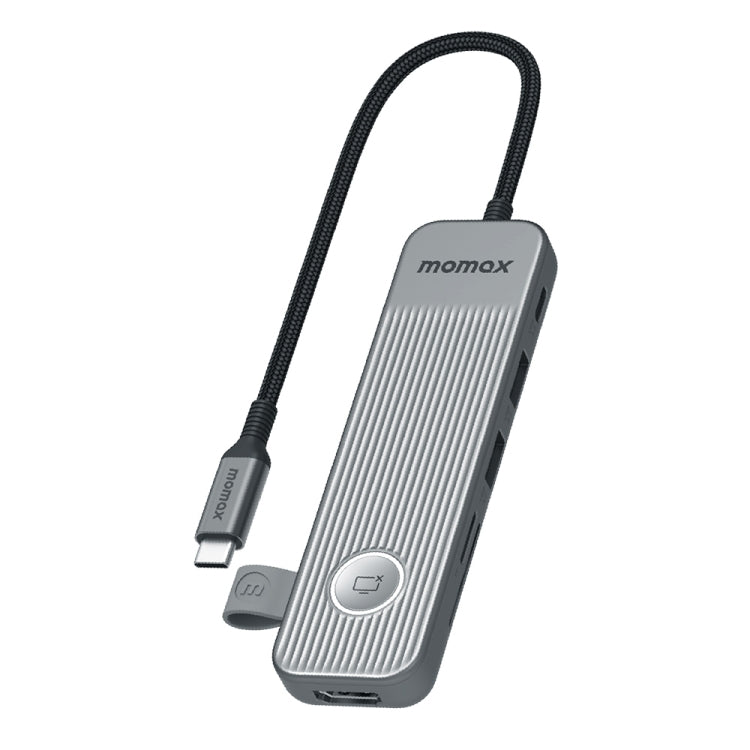 MOMAX DH17 Custodia da viaggio ONELINK 7 in 1 Adattatore HUB per docking station da tipo C a USB, DH17