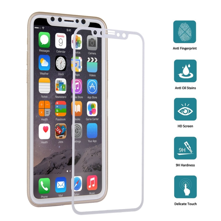 Pellicola vetro temperato per iPhone X 0,3 mm durezza 9H