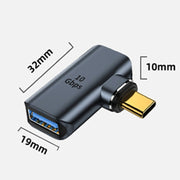 Adattatore USB-C con piegatura magnetica 10 Gbps