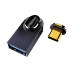 Adattatore USB-C a gomito 10 Gbps per ricarica e dati