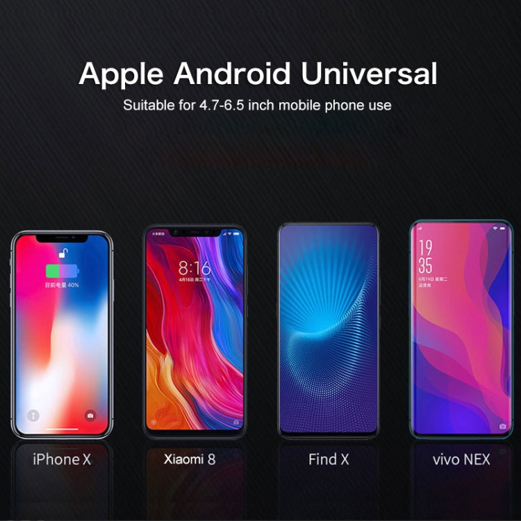 AK77 Batteria da 1200 mAh Gamepad multifunzione per telefono cellulare con collegamento a sei dita con staffa, adatto per telefoni cellulari da 4,7-6,5 pollici, 1200mAH Battery Edition