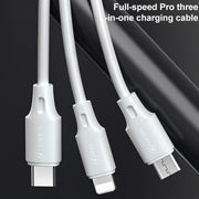 Cavo 3 in 1 WK WDC-103 8 pin + Micro USB + Type-C