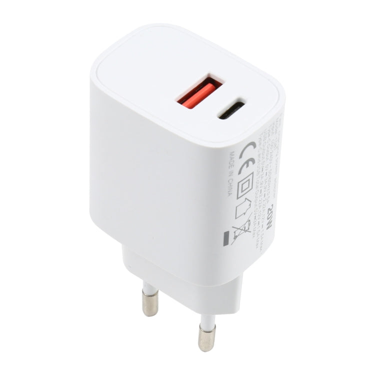 Caricatore da viaggio USB-C 20W con presa EU