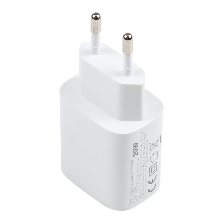 Caricatore da viaggio USB-C 20W con presa EU