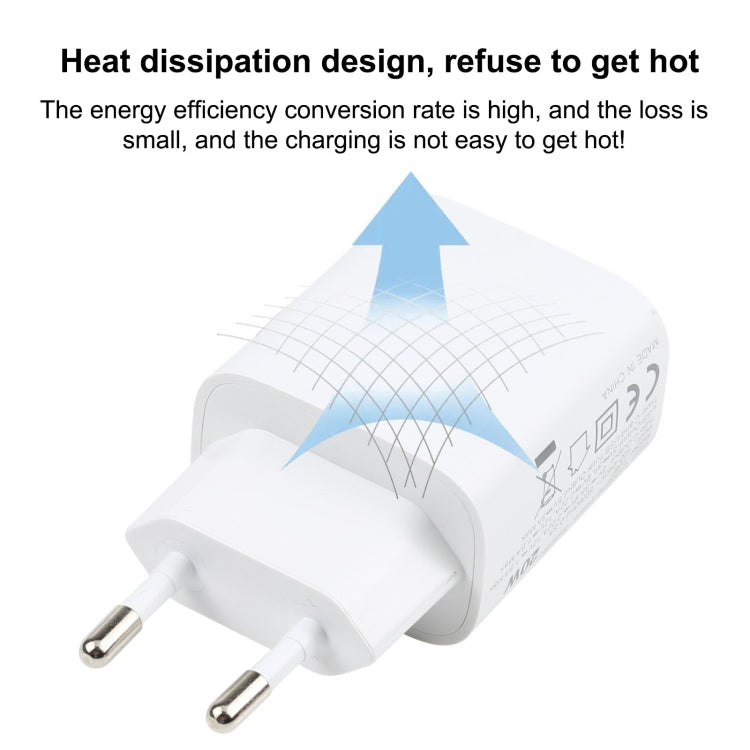 Caricatore da viaggio USB-C 20W con presa EU