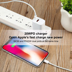 Caricatore da viaggio USB-C 20W con presa americana US