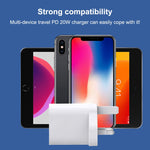 Caricatore da viaggio USB-C 20W con porte USB