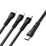 Cavo ricarica 100W 6A Tipo C e Micro USB 1,3 m
