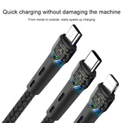Cavo dati ricarica 100W 6A tipo C e micro USB