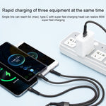 Cavo ricarica 100W 6A Tipo C e Micro USB 1,3 m