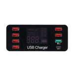Caricatore Multifunzione A9 Plus 8 Porte USB e Type-C