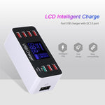 Caricatore Multifunzione A9 Plus 8 Porte USB e Type-C