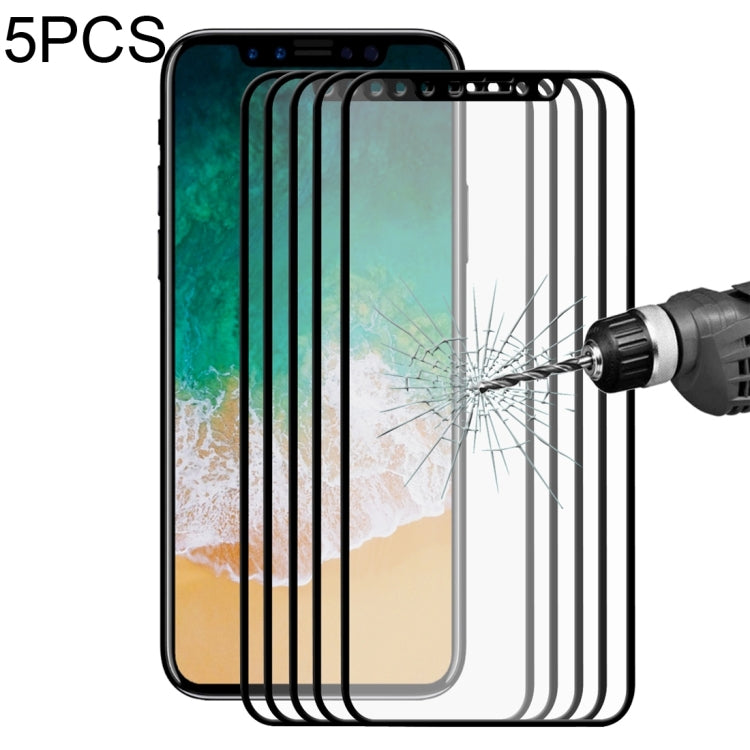 Pellicola Vetro Temperato iPhone X - 5 Pezzi