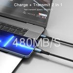 Cavo ricarica veloce Yesido CA95 USB-C 8 pin 1,2m