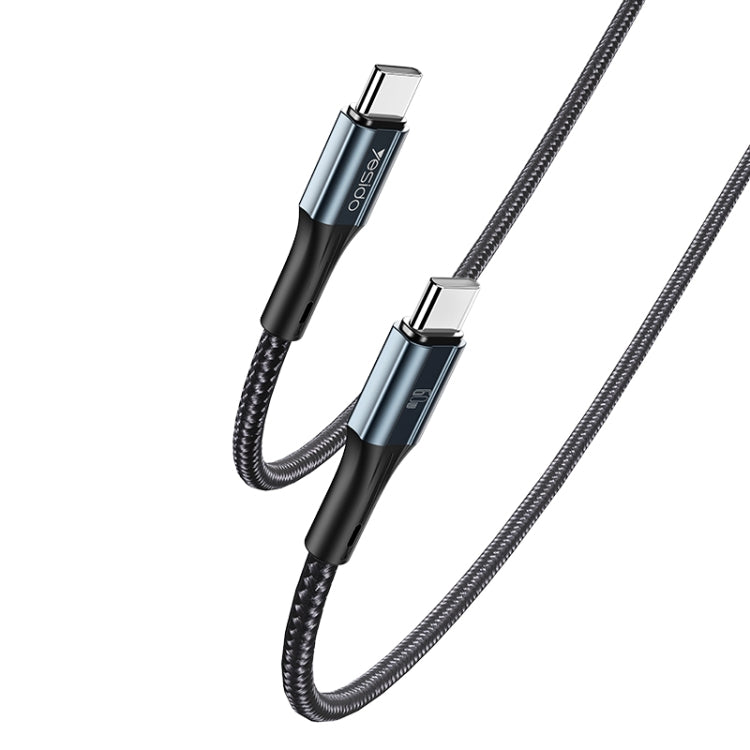 Cavo di ricarica rapida Yesido CA96 3A 66W da USB-C/tipo-C a USB-C/tipo-C, lunghezza: 1,2 m, CA96