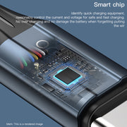 Cavo di ricarica rapida Yesido CA96 3A 66W da USB-C/tipo-C a USB-C/tipo-C, lunghezza: 1,2 m, CA96