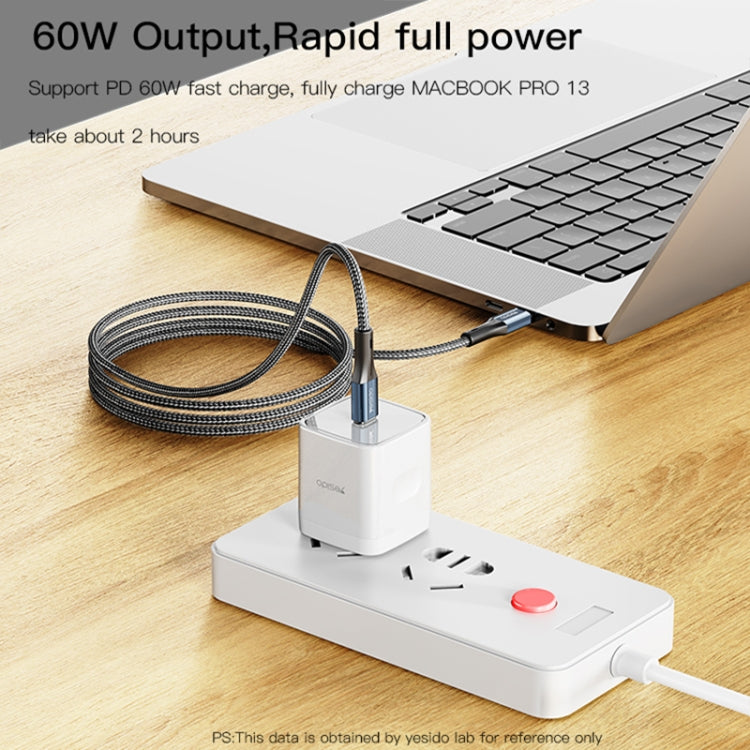 Cavo ricarica rapida Yesido CA96 USB-C 66W 1,2m