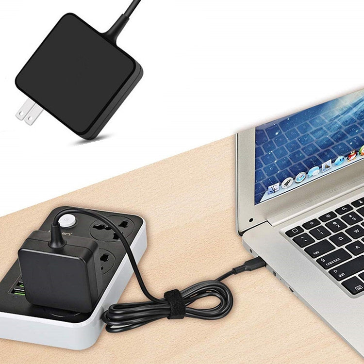 Caricabatterie portatile USB-C 65W con cavo Type-C presa USA