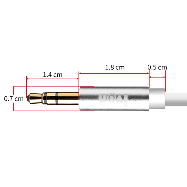 Cavo audio AUX 3,5 mm maschio a maschio 1 m