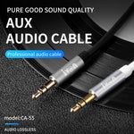 Cavo audio AUX 3,5 mm maschio a maschio 1 m