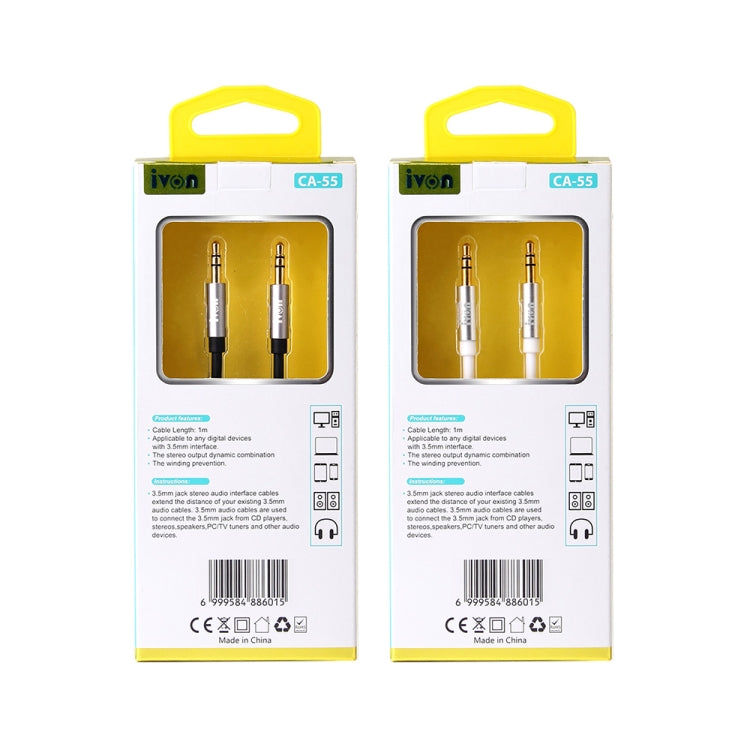 Cavo audio AUX 3,5 mm maschio a maschio 1 m