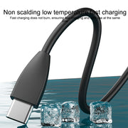 Cavo dati IVON CA87 da USB a USB-C / Type-C TPE a ricarica rapida, lunghezza cavo: 1 m, USB-C / Type-C