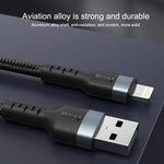 Cavo USB-A a USB-C 12W 2.4A nylon 1m per iPhone