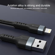 IVON CA88 12W 2.4A USB a USB-C / Type-C Cavo dati di ricarica rapida intrecciato in nylon, Lunghezza cavo: 1 m, USB-C / Type-C