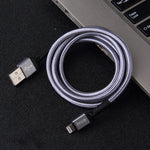 Cavo ricarica rapida IVON 8 pin 1m 2.1A intrecciato