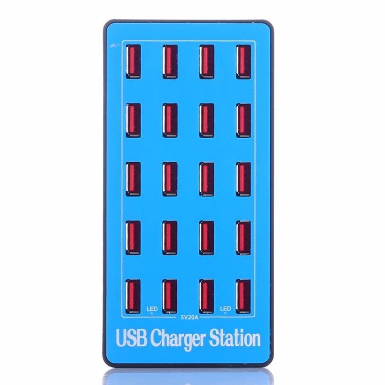 Stazione di ricarica USB 20 in 1 da 100W