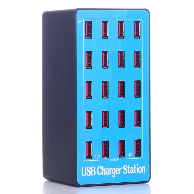 Stazione di ricarica USB 20 in 1 da 100W