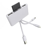 Adattatore 5 in 1 per iPhone e iPad con USB e schede SD