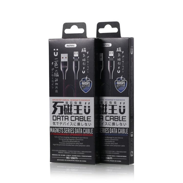 Cavo USB A a Micro USB 3A Remax RC-158m 1 metro magnetico