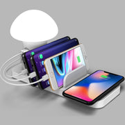 Caricabatterie Universale 4 in 1 con Ricarica Wireless
