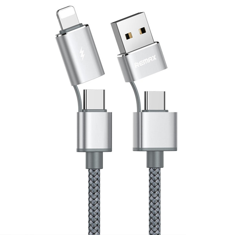 Cavo REMAX RC-020t 4 in 1 2.4A 8 pin + USB + Type-C
