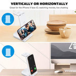 Caricabatterie wireless 3 in 1 verticale 10W