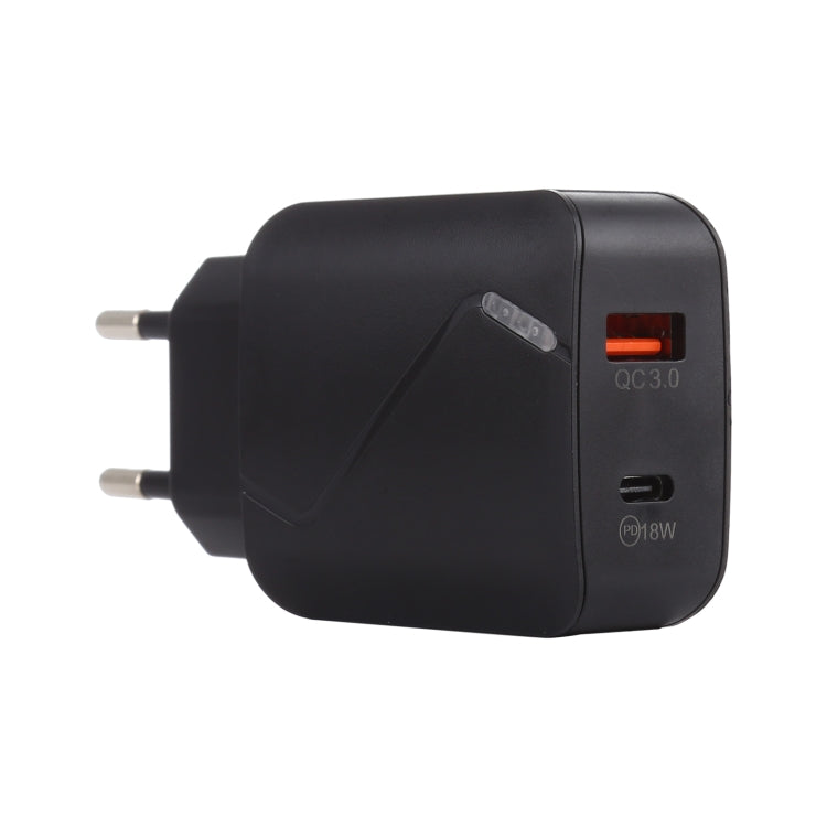 Caricabatterie da viaggio QC3.0 e PD 18W USB-C