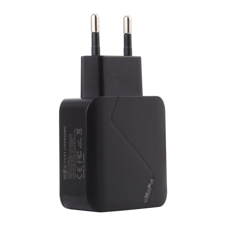 Caricabatterie da viaggio QC3.0 e PD 18W USB-C