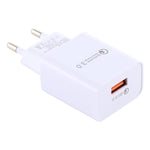 Caricatore da viaggio USB QC3.0 con spina europea