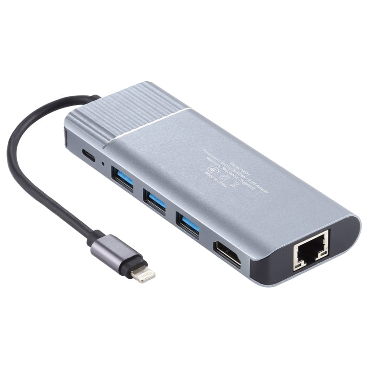 Adattatore Dock Station 6 in 1 per iPhone