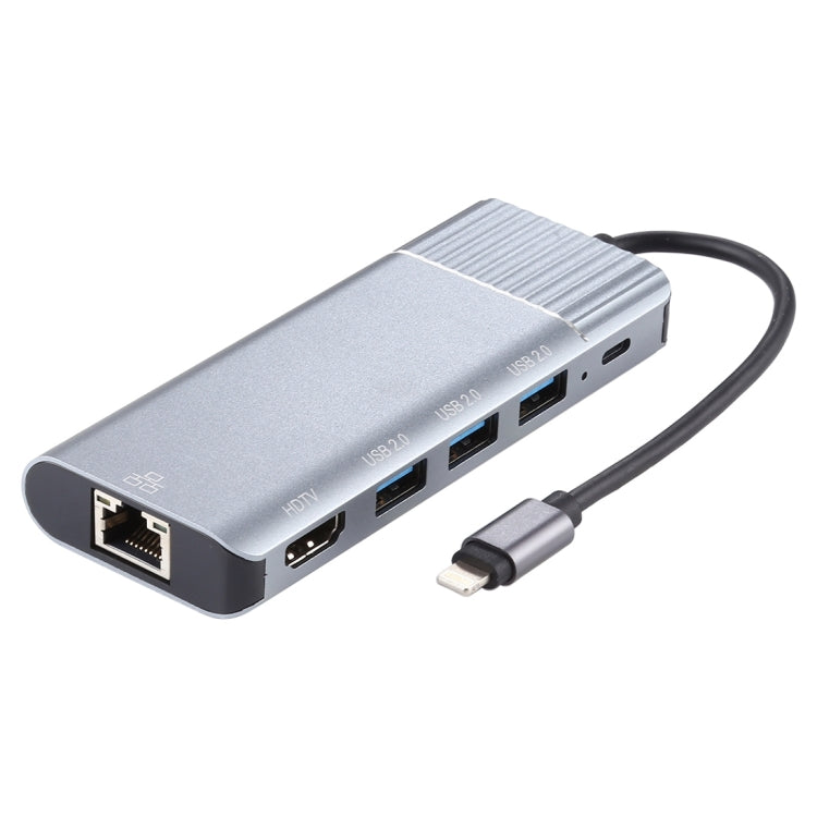 Adattatore Dock Station 6 in 1 per iPhone