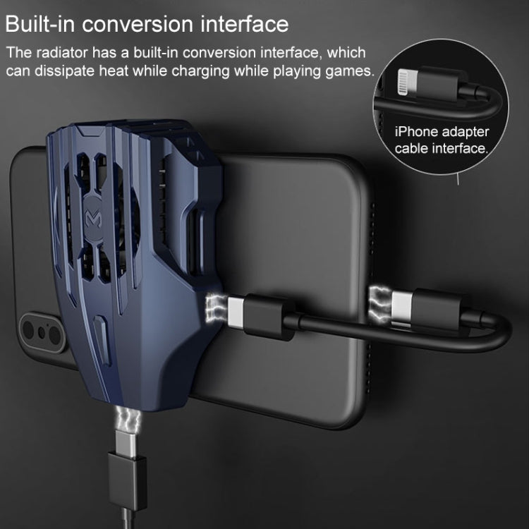 DL02 Maniglia per ventola radiatore a semiconduttore per raffreddamento e congelamento del telefono cellulare