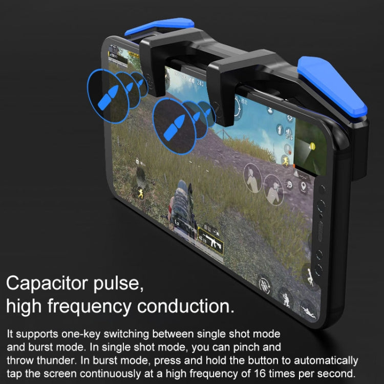 AK01 Mangia il manico di pollo Tiro Maniglia di gioco ausiliaria Collega un piccolo condensatore per mangiare il manico di pollo